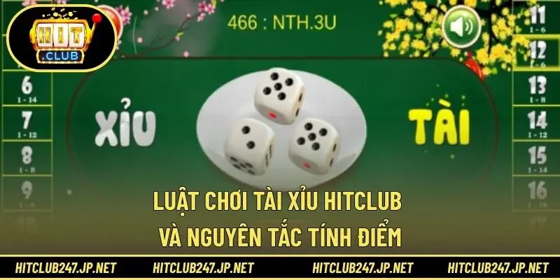 Luật chơi Tài xỉu HITCLUB và nguyên tắc tính điểm
